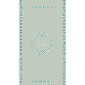 tapis performance yoga ethnic olive